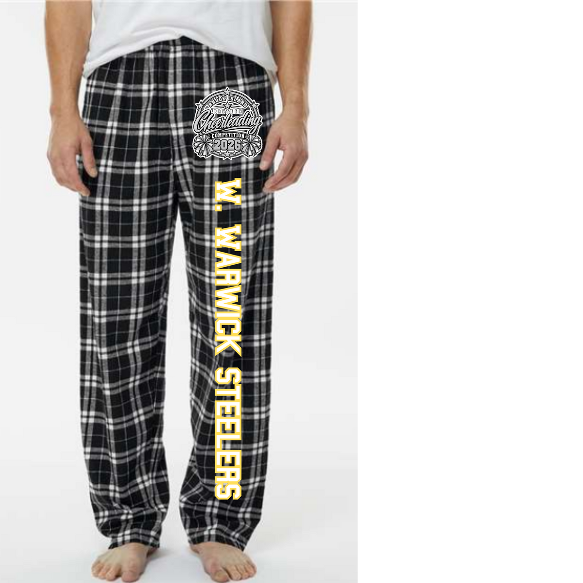 W. Warwick Steelers RIPT Pajama pants!