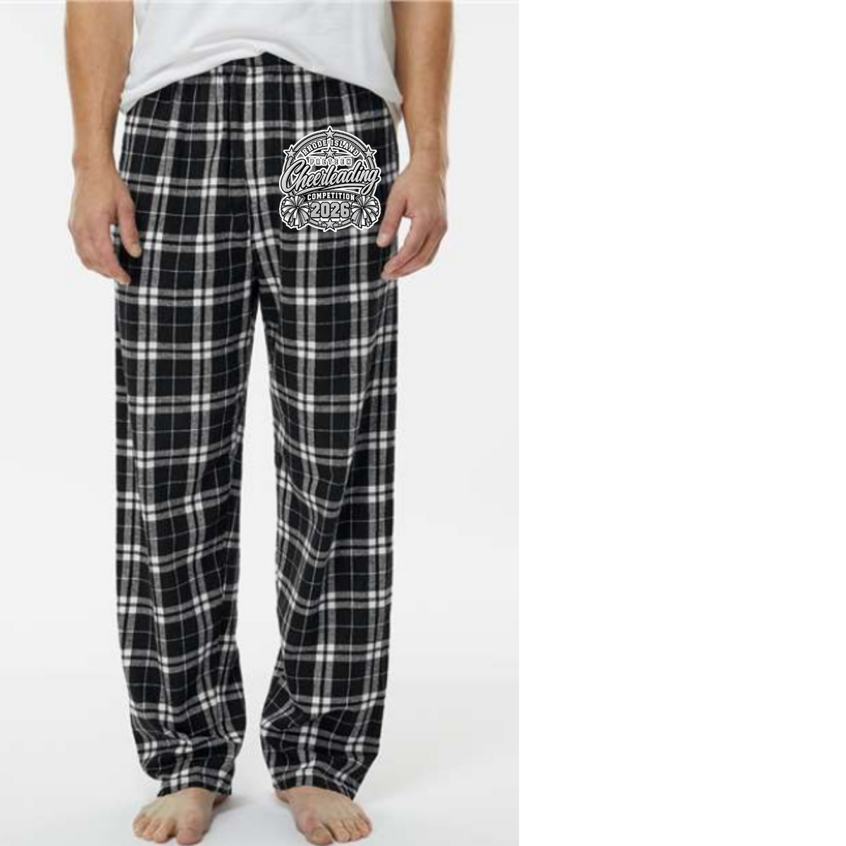 RIPT Cheer comp pajama pants pocket logo only!