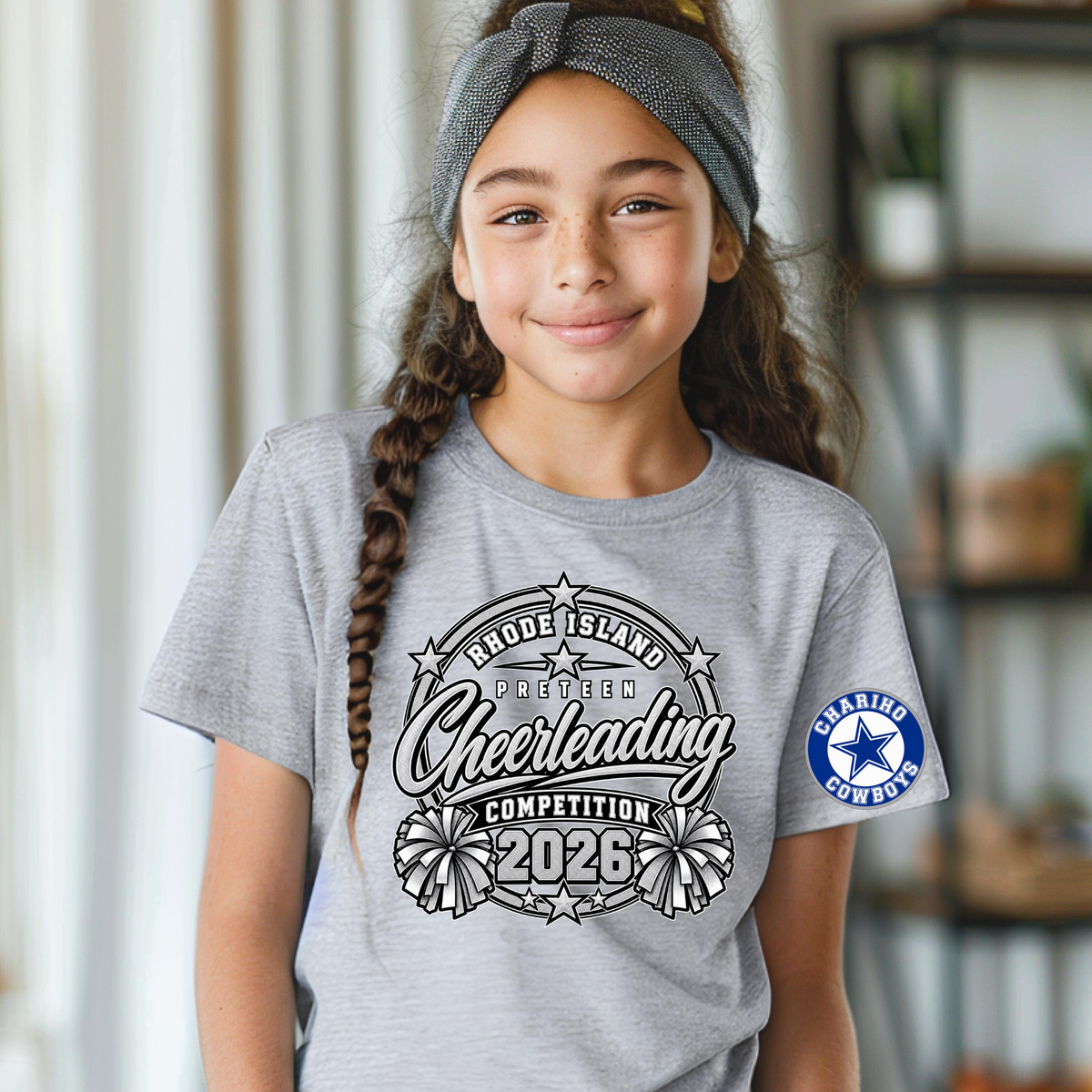 Chariho Cowboys Shoulder Logo RIPT