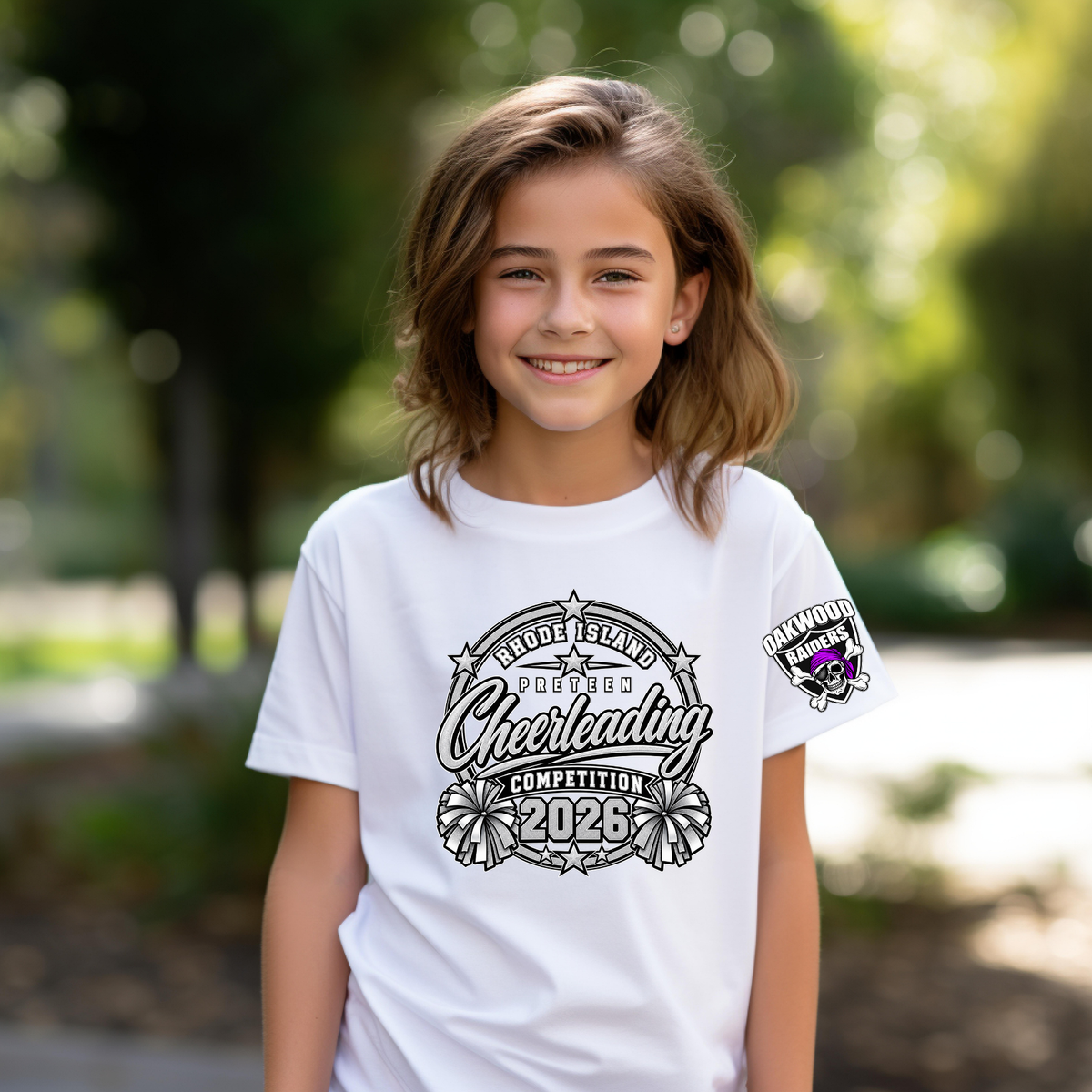 Oakwood Raiders Shoulder Logo RIPT