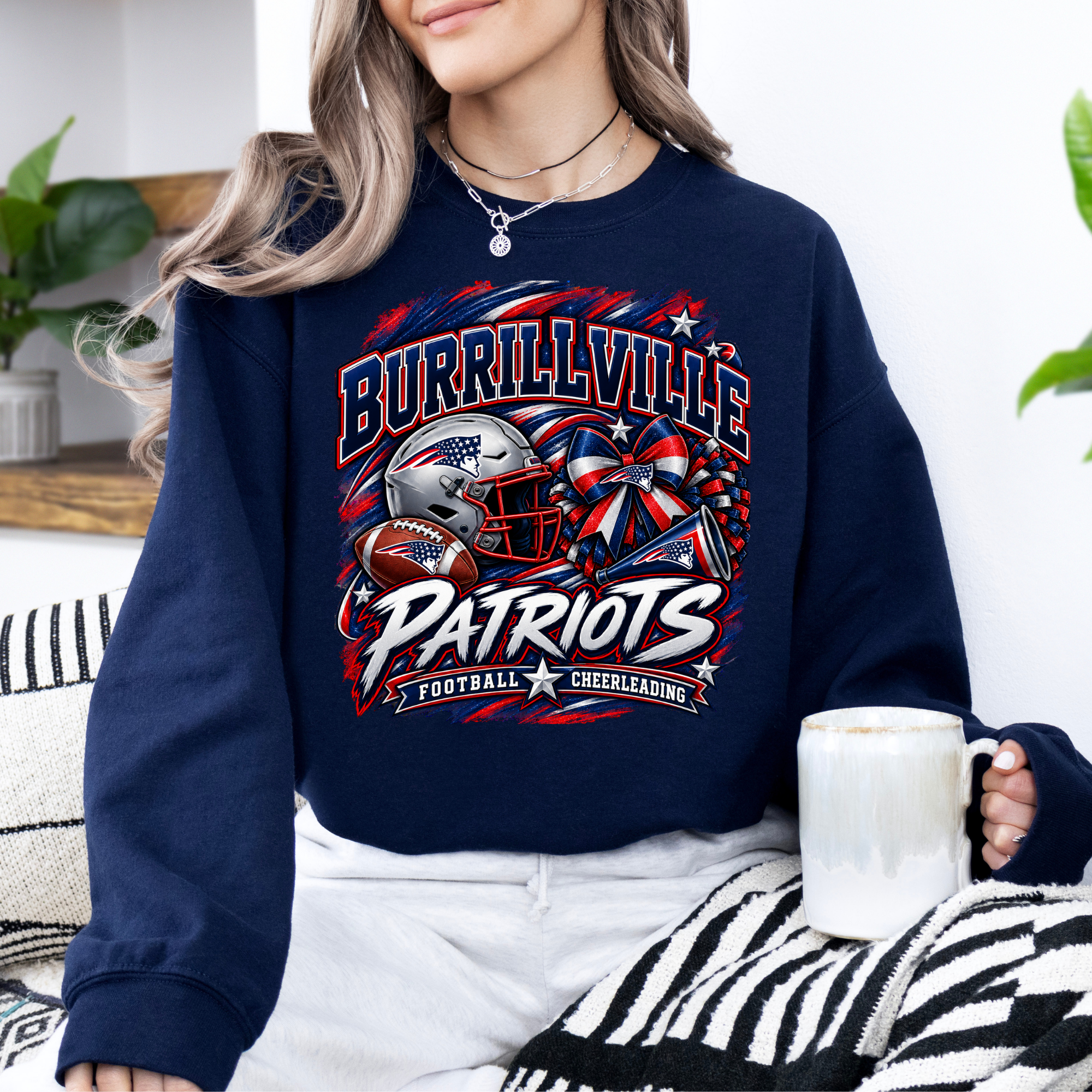 Burrillville football and cheer