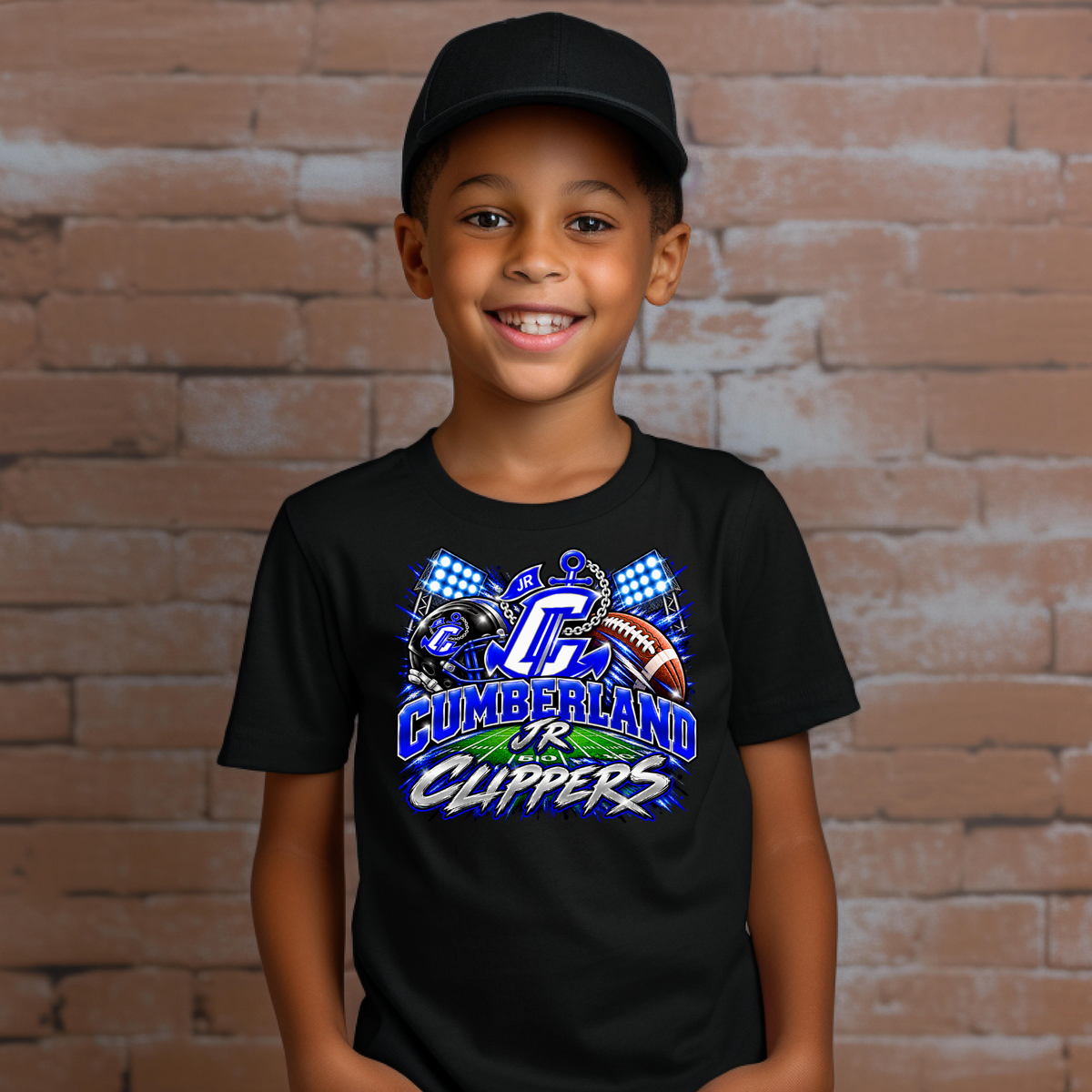 Cumberland Jr Clippers Football with field