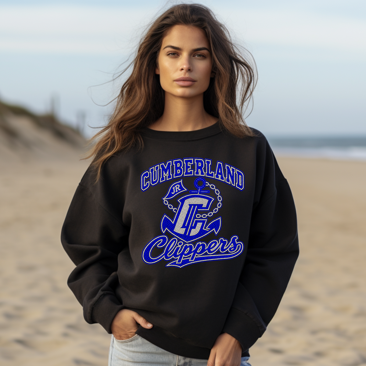 Cumberland Jr Clippers Rhinestone!