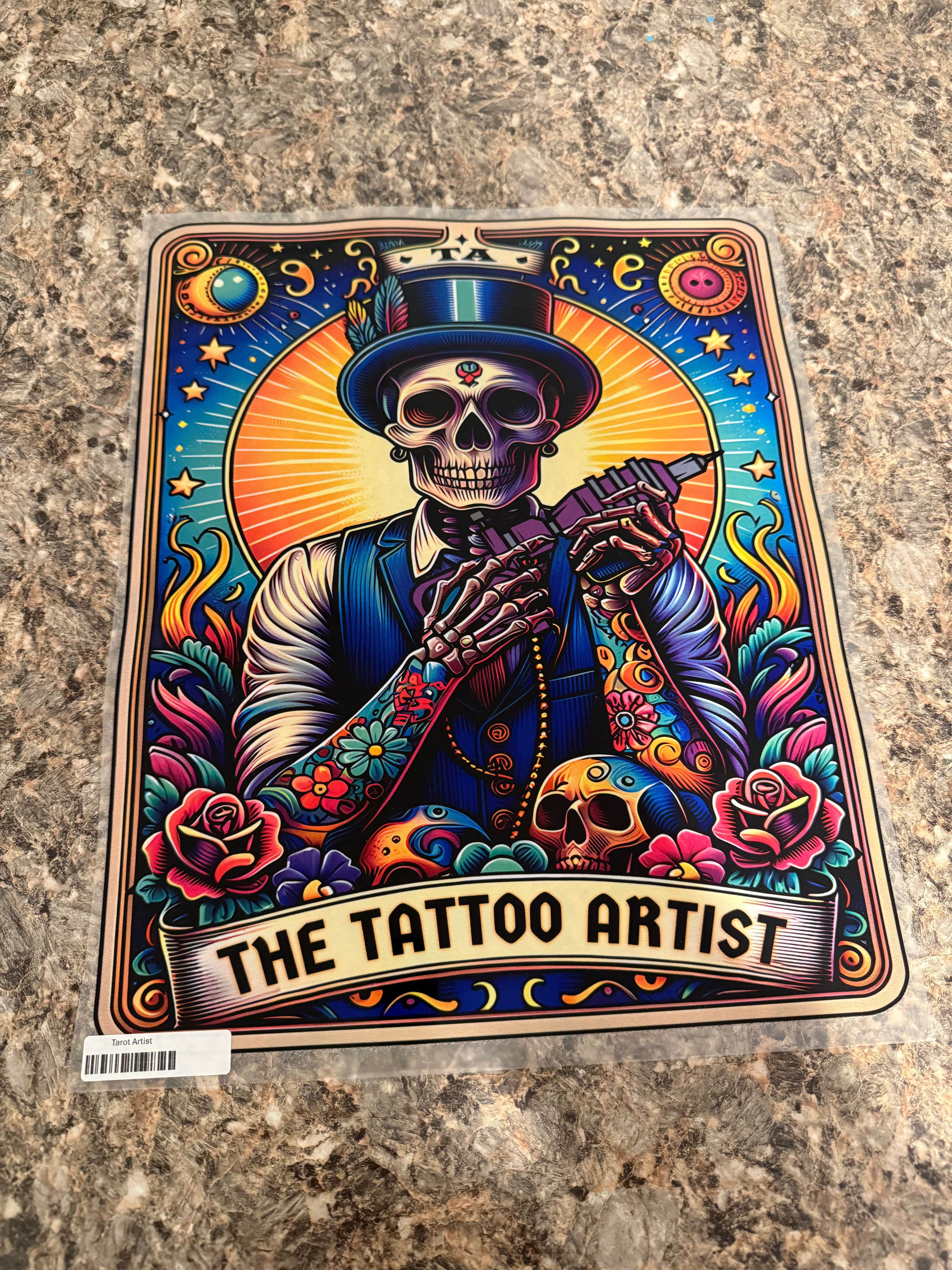 Tattoo Tarot Card