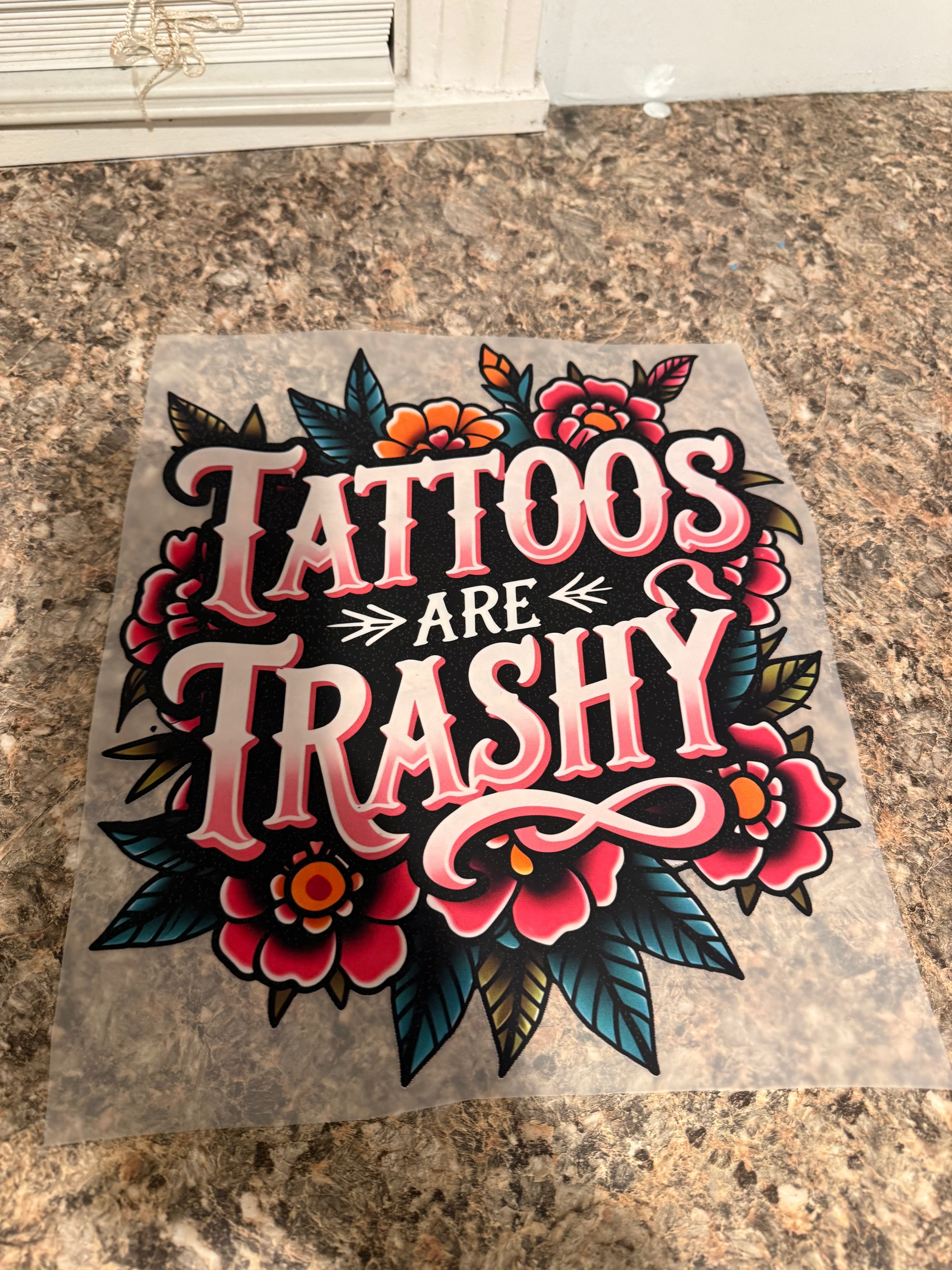 Floral Tattoos are trashy