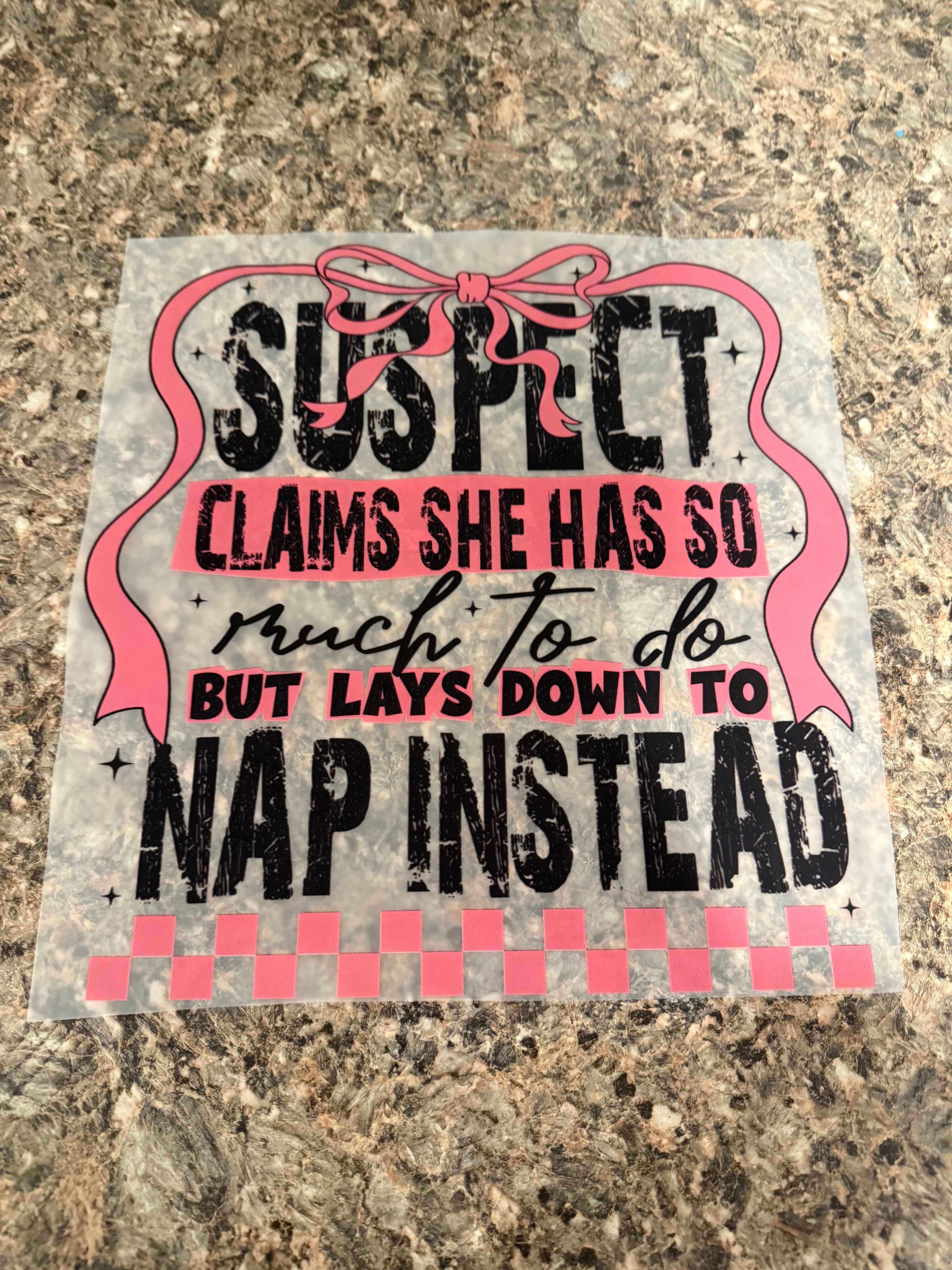 Suspect Nap Instead