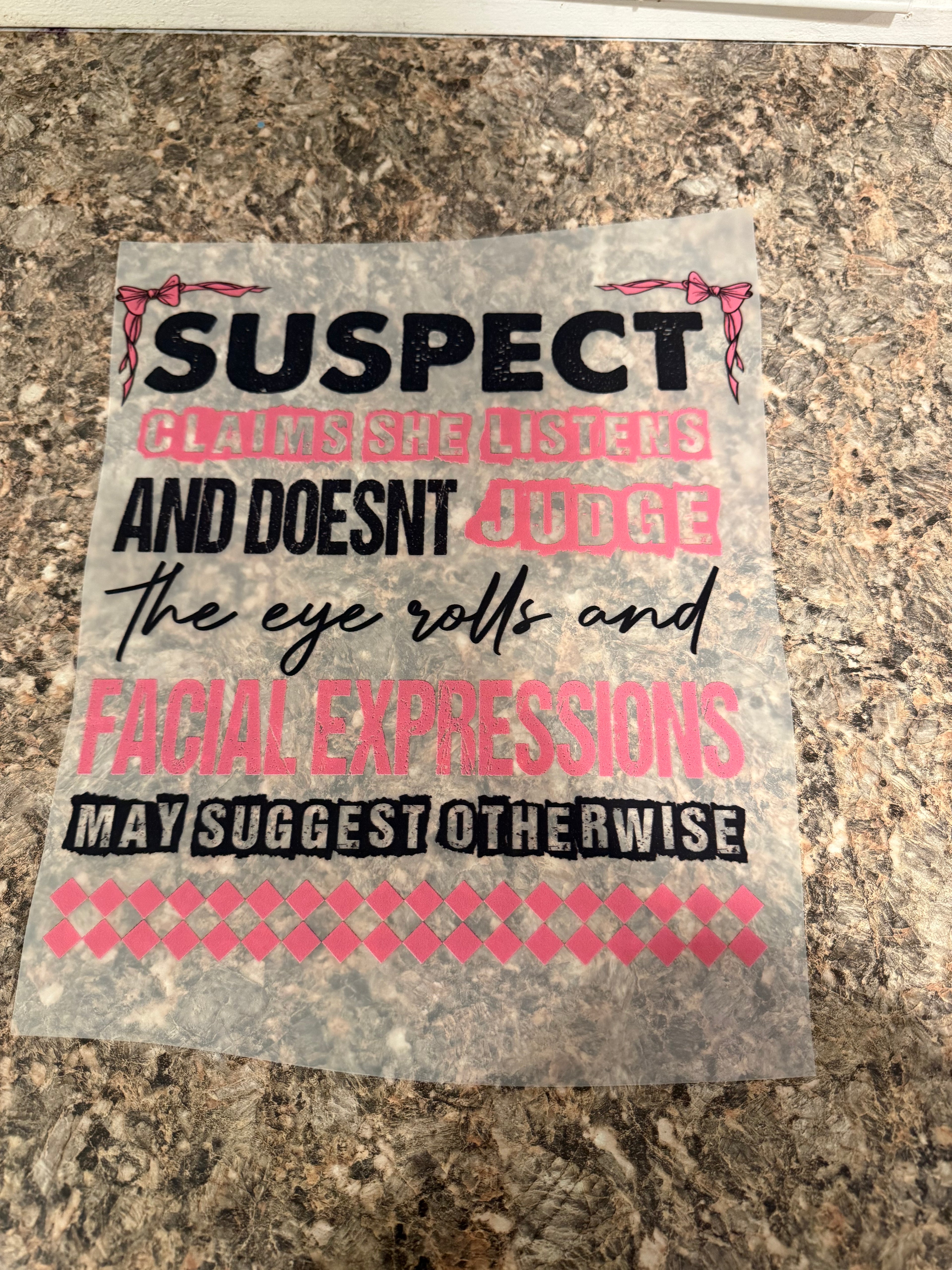 Suspect Facial Expressions