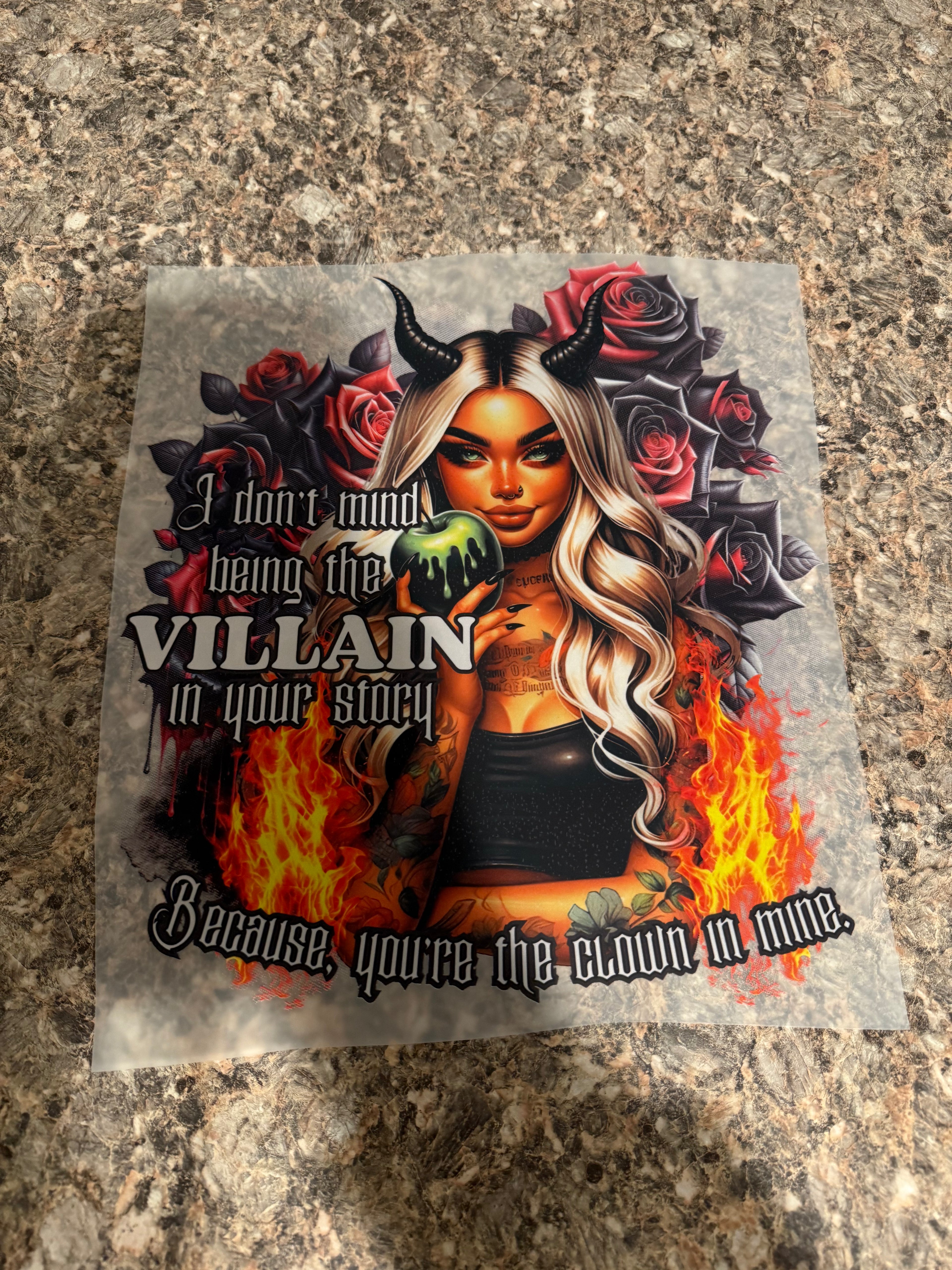 I dont mind being the Villian