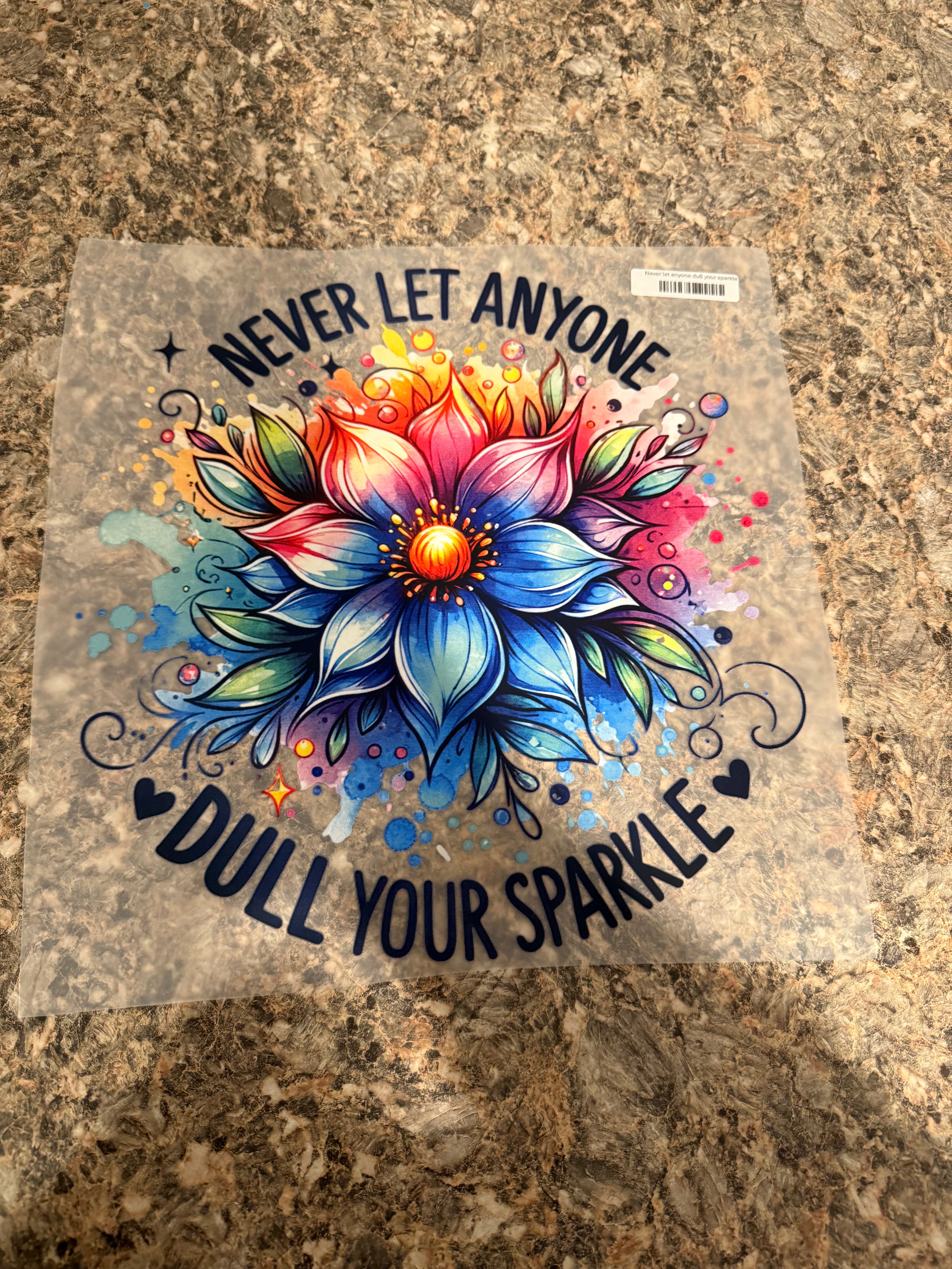 Never Let Anyone Dull Your Sparkle