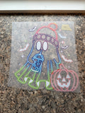 Neon ghost witch coffee #4