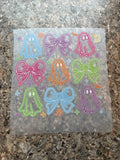 Neon ghost and bow #37