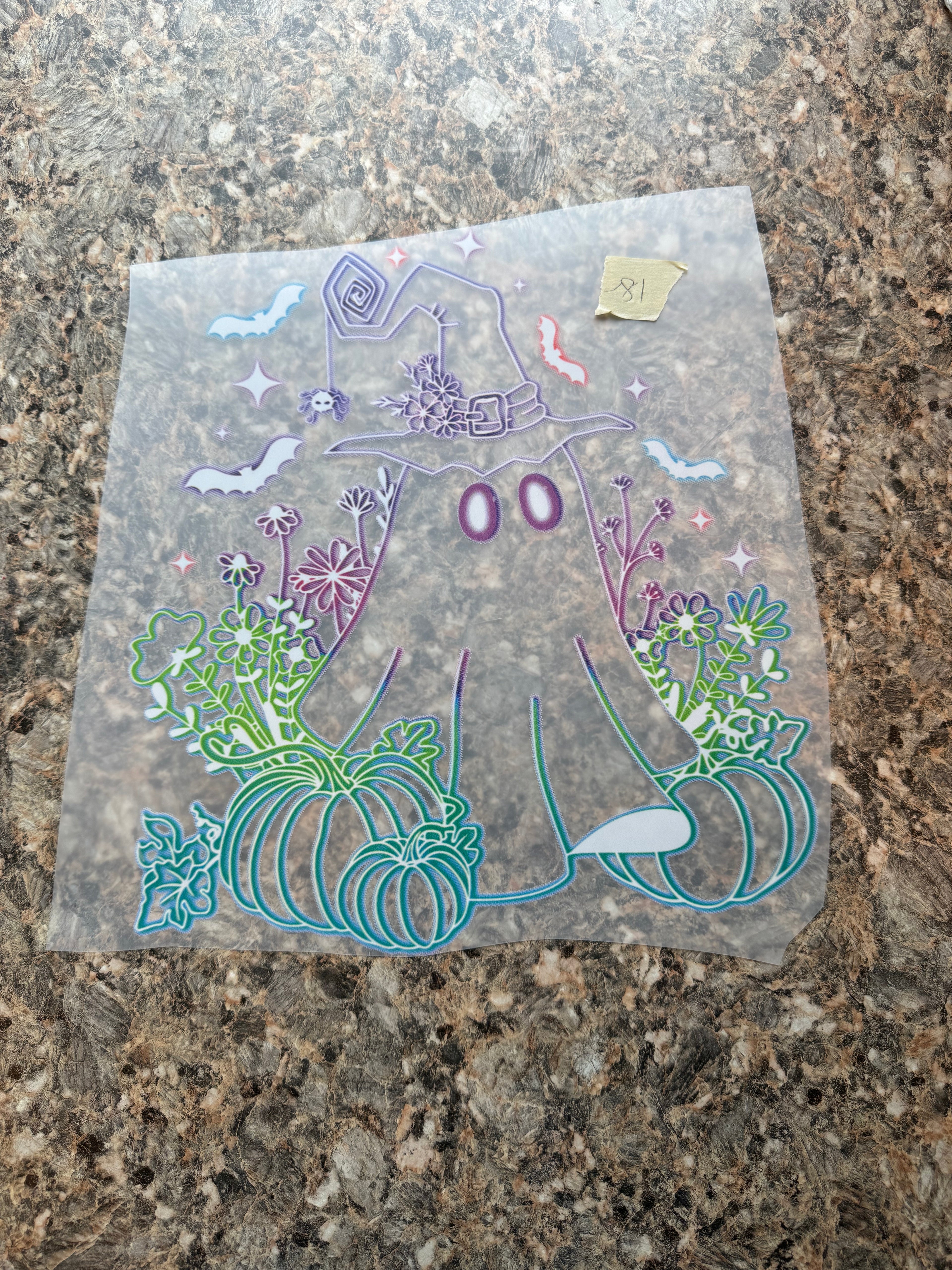 Witchy Neon Ghost #81