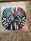 Checkered American Flag #127