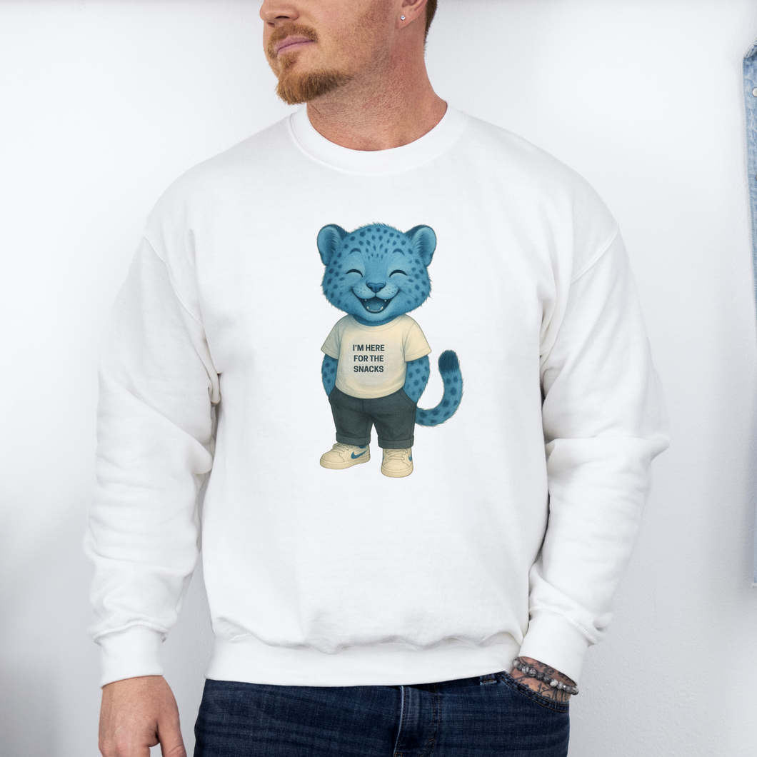Lippitt Im Just Here For The Snack Crew Neck