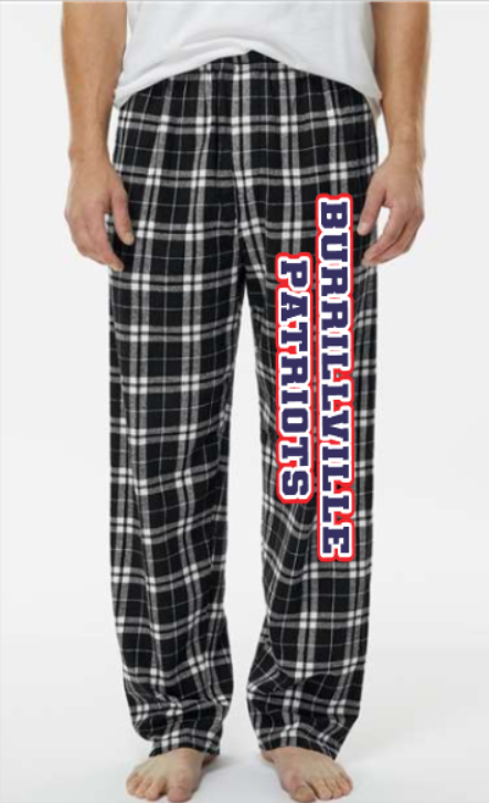 Burrillville Patriots Word Pajama Pants