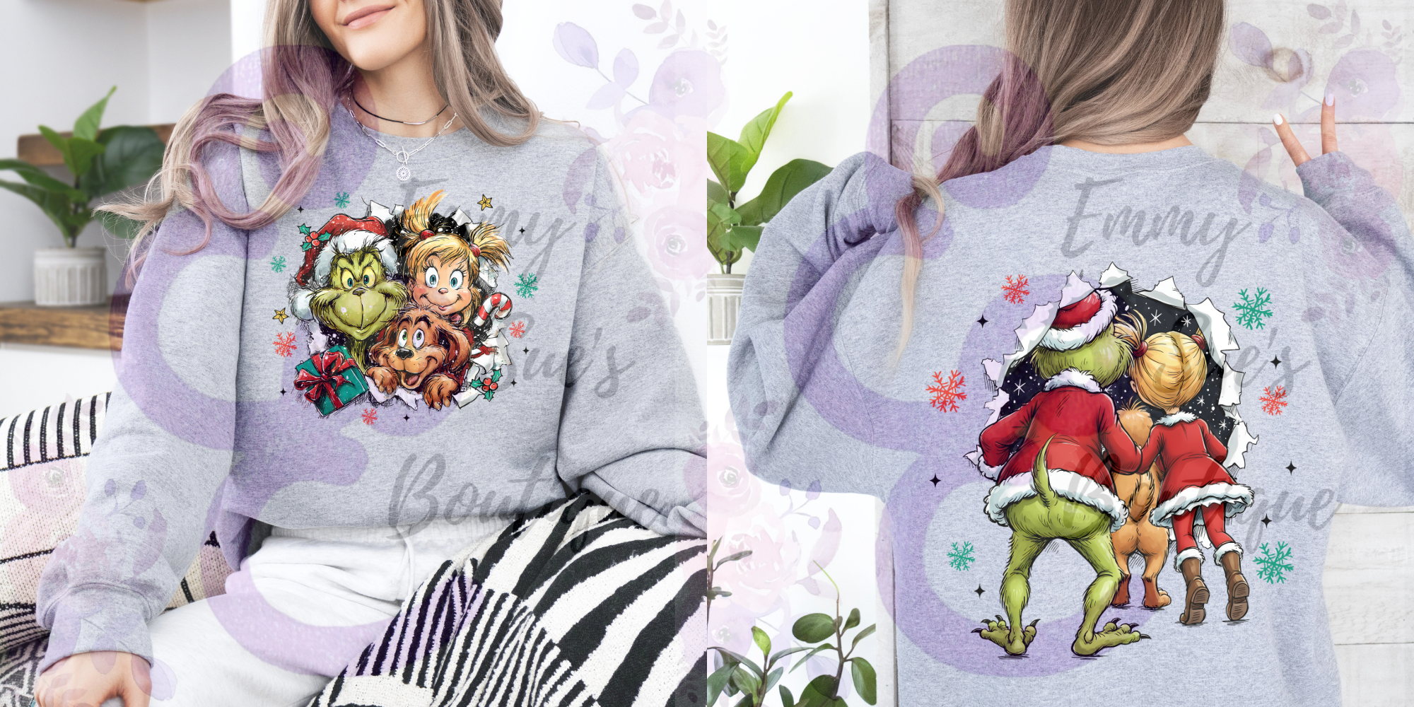 Grinch, Cindy Lou Who, and Max Peek-A-Boo!